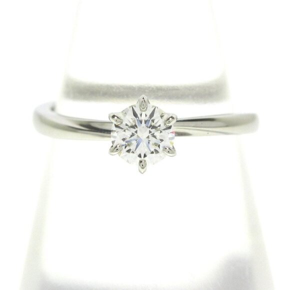 Auth NIWAKA - Pt950 Diamond Ring #4